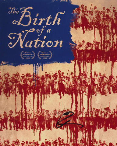 NATE PARKER SIGNED BIRTH OF A NATION 8X10 PHOTO