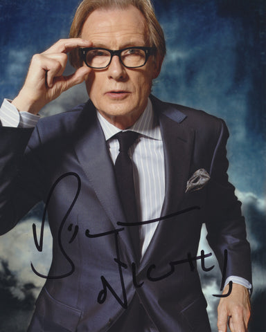 BILL NIGHY SIGNED 8X10 PHOTO