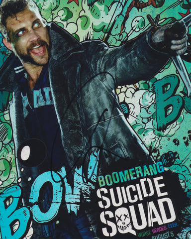 JAI COURTNEY SIGNED SUICIDE SQUAD 8X10 PHOTO 4
