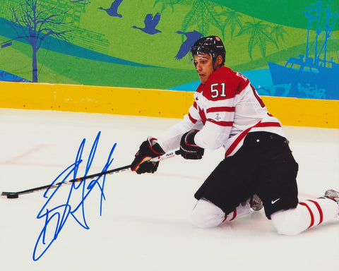 RYAN GETZLAF SIGNED TEAM CANADA 8X10 PHOTO