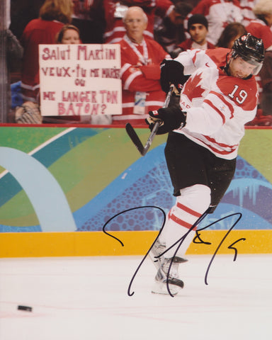 JOE THORNTON SIGNED TEAM CANADA 8X10 PHOTO