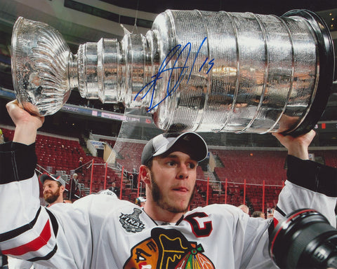 JONATHAN TOEWS SIGNED CHICAGO BLACKHAWKS 8X10 PHOTO