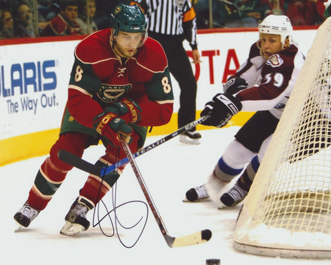 BRENT BURNS SIGNED MINNESOTA WILD 8X10 PHOTO