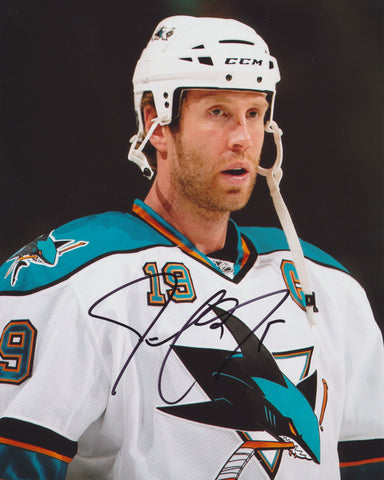 JOE THORNTON SIGNED SAN JOSE SHARKS 8X10 PHOTO