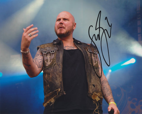 BJORN STRID SIGNED SOILWORK 8X10 PHOTO 2