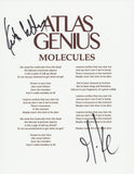 ATLAS GENIUS SIGNED MOLECULES LYRIC SHEET