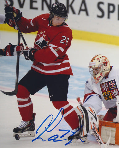 CURTIS LAZAR SIGNED TEAM CANADA 8X10 PHOTO 4