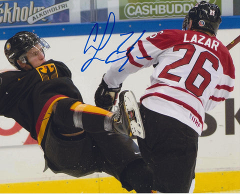 CURTIS LAZAR SIGNED TEAM CANADA 8X10 PHOTO 5