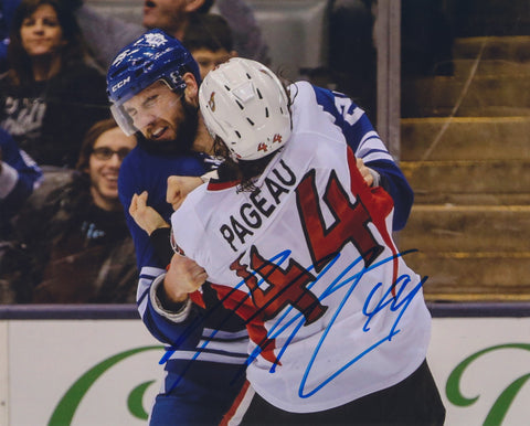 JEAN-GABRIEL PAGEAU SIGNED OTTAWA SENATORS 8X10 PHOTO 14