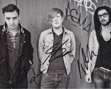 TWO DOOR CINEMA CLUB SIGNED 8X10 PHOTO