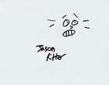 JASON RITTER SIGNED GRAVITY FALLS 8.5X11 SKETCH