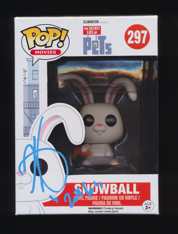 KEVIN HART SIGNED THE SECRET LIFE OF PETS SNOWBALL FUNKO POP
