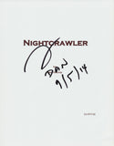 DAN GILROY SIGNED NIGHTCRAWLER 108 PAGE FULL SCRIPT