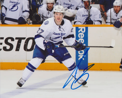 JONATHAN DROUIN SIGNED TAMPA BAY LIGHTNING 8X10 PHOTO 2