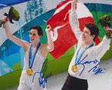 TESSA VIRTUE & SCOTT MOIR SIGNED 2010 OLYMPIC FIGURE SKATING 8X10 PHOTO 3