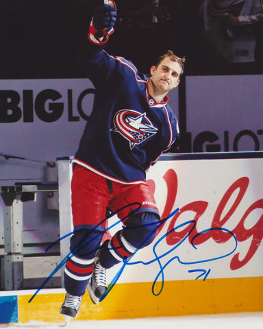 NICK FOLIGNO SIGNED COLUMBUS BLUE JACKETS 8X10 PHOTO 2