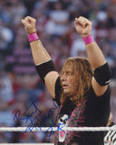 BRET THE HITMAN HART SIGNED WWE WWF 8X10 PHOTO 6