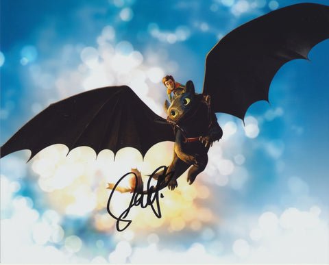 JAY BARUCHEL SIGNED HOW TO TRAIN YOUR DRAGON 8X10 PHOTO