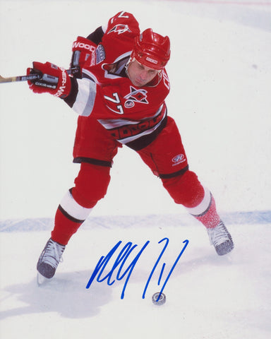 PAUL COFFEY SIGNED CAROLINA HURRICANES 8X10 PHOTO