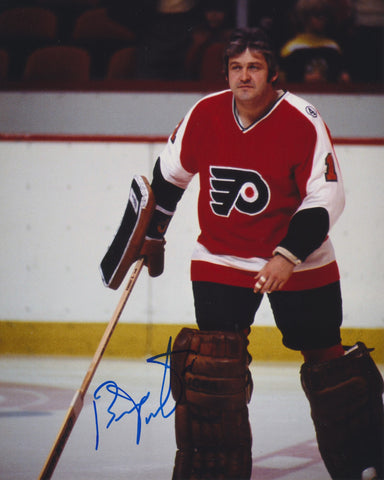 BERNIE PARENT SIGNED PHILADELPHIA FLYERS 8X10 PHOTO