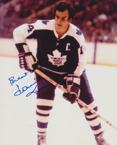 DAVE KEON SIGNED TORONTO MAPLE LEAFS 8X10 PHOTO 2