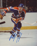 PAUL COFFEY SIGNED EDMONTON OILERS 8X10 PHOTO 3