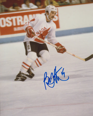 BRYAN TROTTIER SIGNED TEAM CANADA 8X10 PHOTO