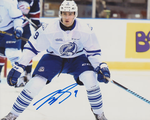 MICHAEL MCLEOD SIGNED MISSISSAUGA STEELHEADS 8X10 PHOTO