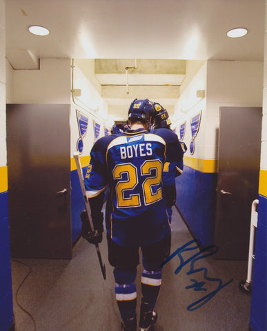 BRAD BOYES SIGNED ST. LOUIS BLUES 8X10 PHOTO 3