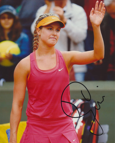 EUGENIE BOUCHARD SIGNED WTA TENNIS 8X10 PHOTO