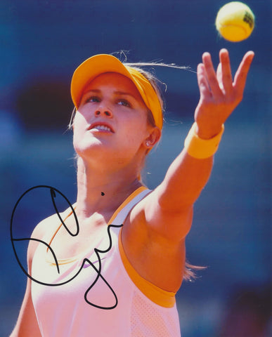 EUGENIE BOUCHARD SIGNED WTA TENNIS 8X10 PHOTO 2