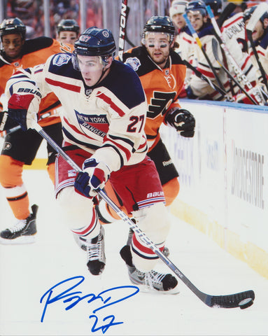 RYAN MCDONAGH SIGNED NEW YORK RANGERS 8X10 PHOTO