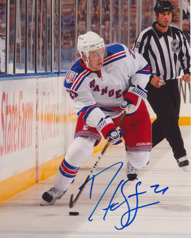 DEREK STEPAN SIGNED NEW YORK RANGERS 8X10 PHOTO 2