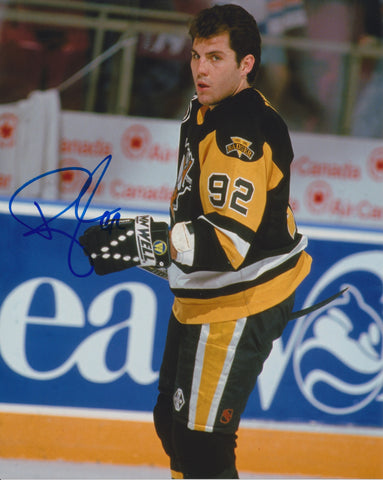 RICK TOCCHET SIGNED PITTSBURGH PENGUINS 8X10 PHOTO 2