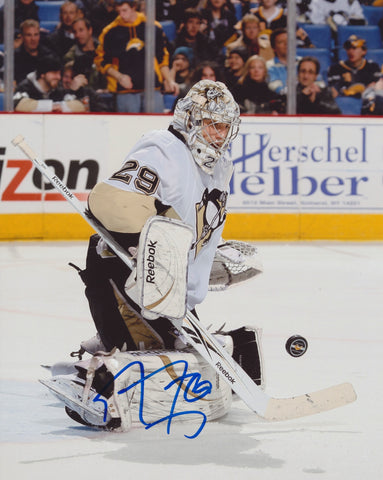 MARC-ANDRE FLEURY SIGNED PITTSBURGH PENGUINS 8X10 PHOTO 5