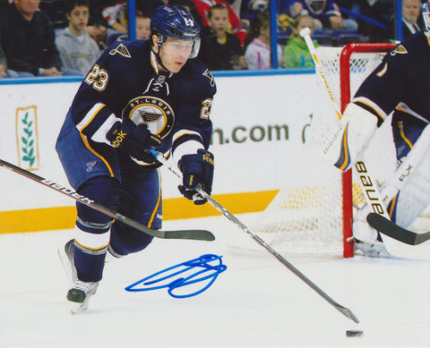 IAN COLE SIGNED ST. LOUIS BLUES 8X10 PHOTO 4