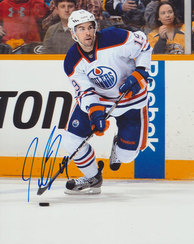 JUSTIN SCHULTZ SIGNED EDMONTON OILERS 8X10 PHOTO