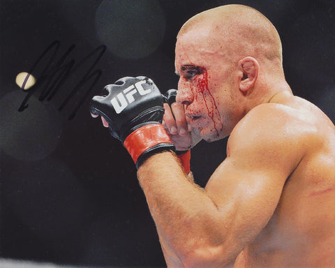 GEORGE ST PIERRE SIGNED UFC 8X10 PHOTO 5