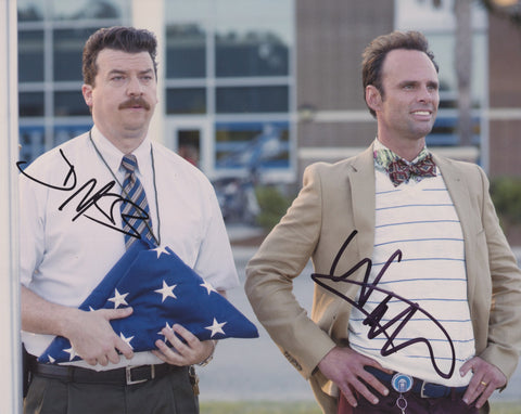 DANNY MCBRIDE & WALTON GOGGINS SIGNED VICE PRINCIPALS 8X10 PHOTO