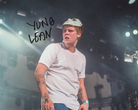 YUNG LEAN SIGNED 8X10 PHOTO 5