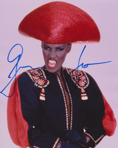 GRACE JONES SIGNED 8X10 PHOTO 4