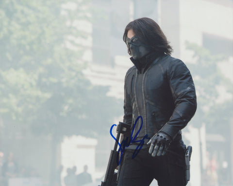 SEBASTIAN STAN SIGNED CAPTAIN AMERICA THE WINTER SOLDIER 8X10 PHOTO 4