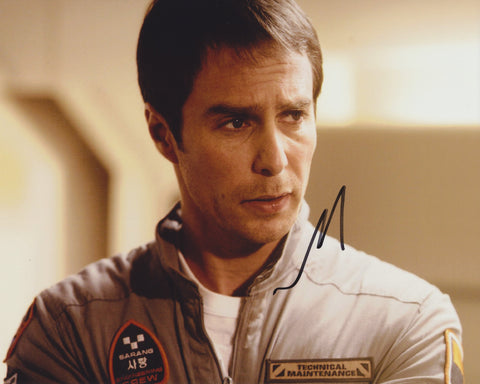 SAM ROCKWELL SIGNED MOON 8X10 PHOTO 2