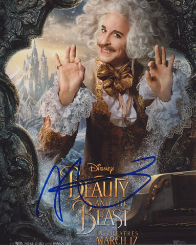 STANLEY TUCCI SIGNED BEAUTY AND THE BEAST 8X10 PHOTO