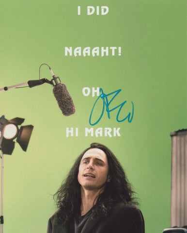 JAMES FRANCO SIGNED THE DISASTER ARTIST 8X10 PHOTO