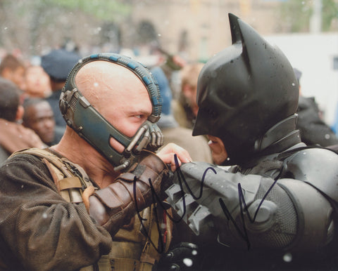 CHRISTIAN BALE SIGNED BATMAN THE DARK KNIGHT RISES 8X10 PHOTO
