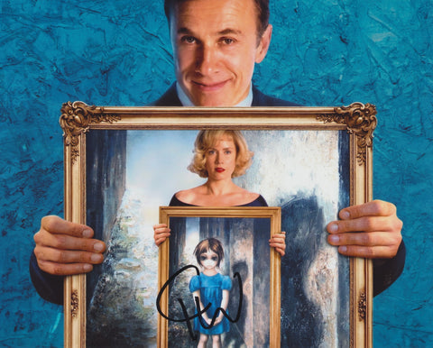 CHRISTOPH WALTZ SIGNED BIG EYES 8X10 PHOTO