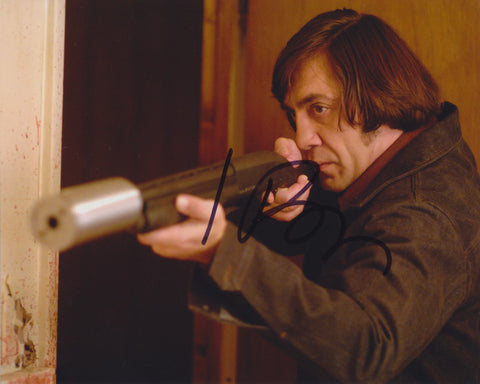 JAVIER BARDEM SIGNED NO COUNTRY FOR OLD MEN 8X10 PHOTO