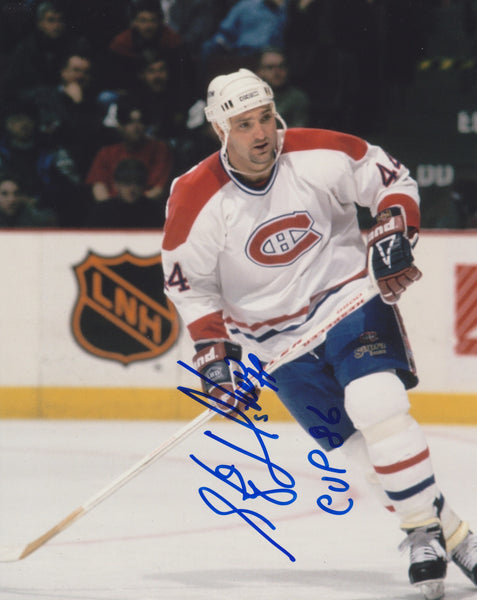 STEPHANE RICHER SIGNED MONTREAL CANADIENS 8X10 PHOTO – Overtime Autographs