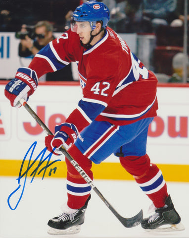 JARED TINORDI SIGNED MONTREAL CANADIENS 8X10 PHOTO 3